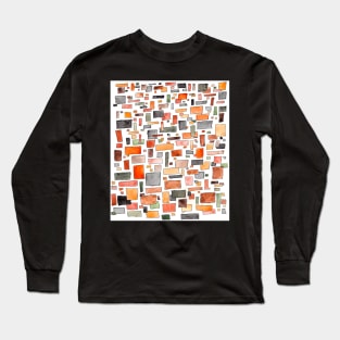 Earthy Grid Long Sleeve T-Shirt